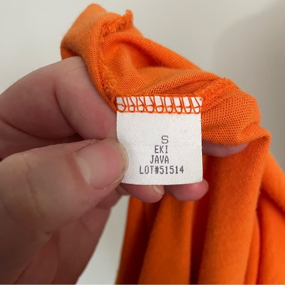 American Eagle Y2K "Tame the Dragon" Sushi Asian Print  Long Sleeve Top Size S - Picture 5 of 5